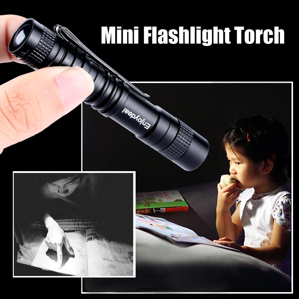 Q5 Mini  LED Penlight 1000LM Portable Flashlight Ultra Slim Clip Pocket Light