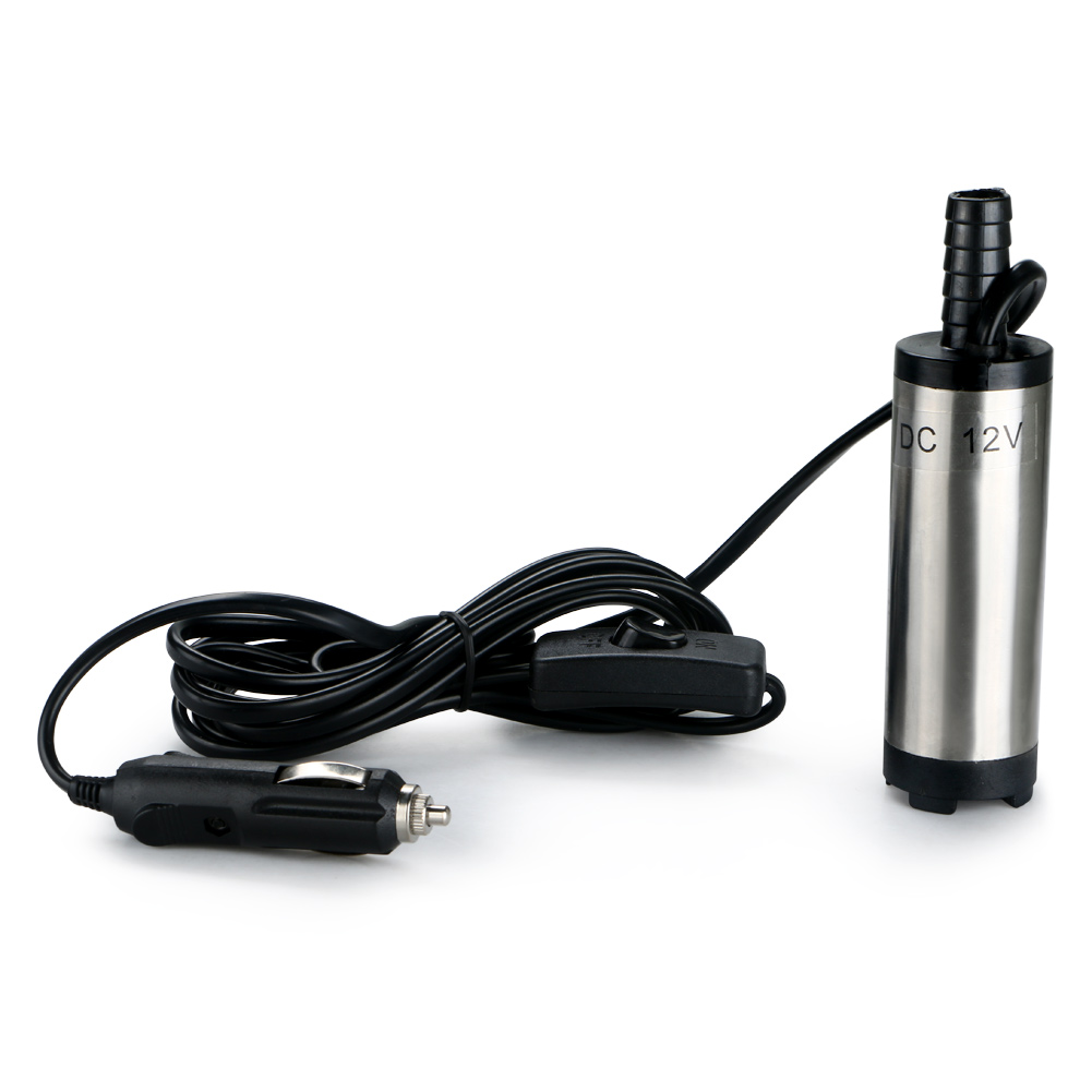 Cigarette lighter 12V 38mm electric DC fuel pump pumping water