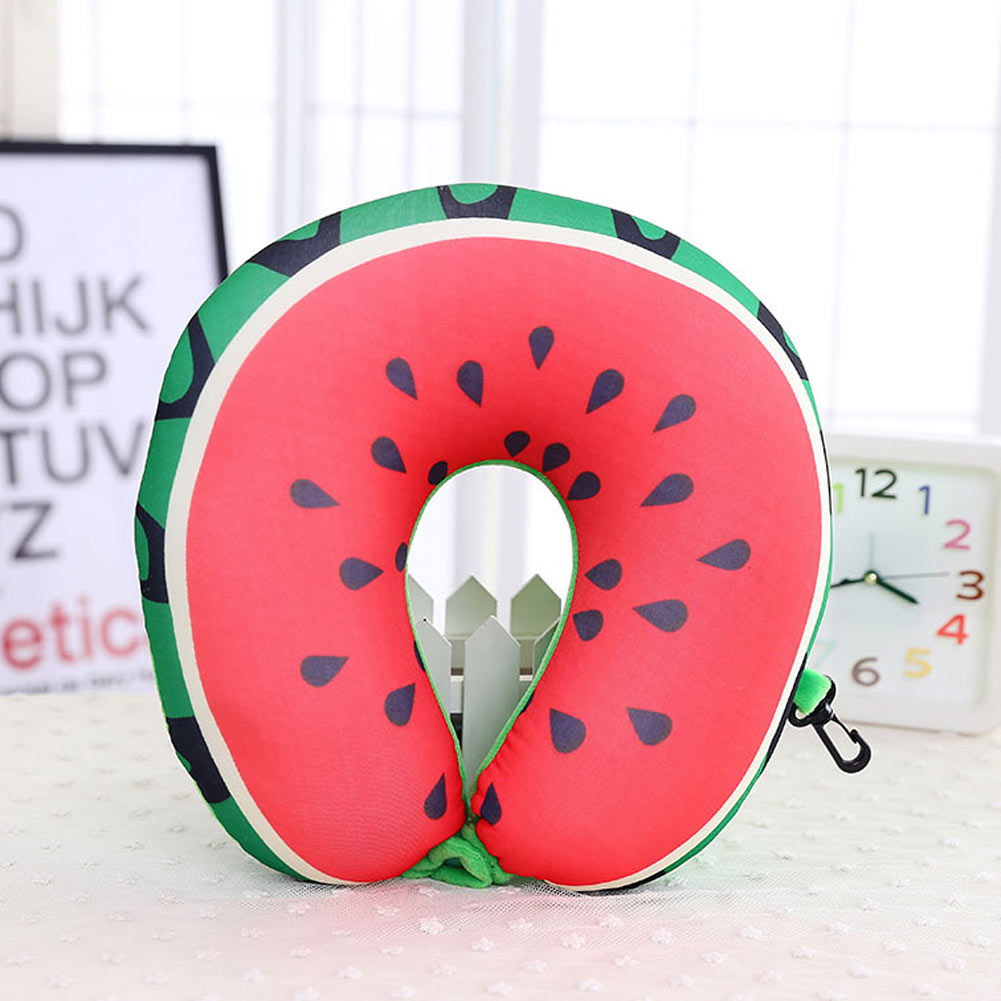 watermelon travel pillow