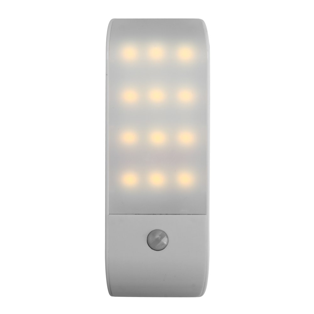 LED USB Wiederaufladbare PIR Bewegung Induktion Sensor Schrank Nachtlicht Lampe 