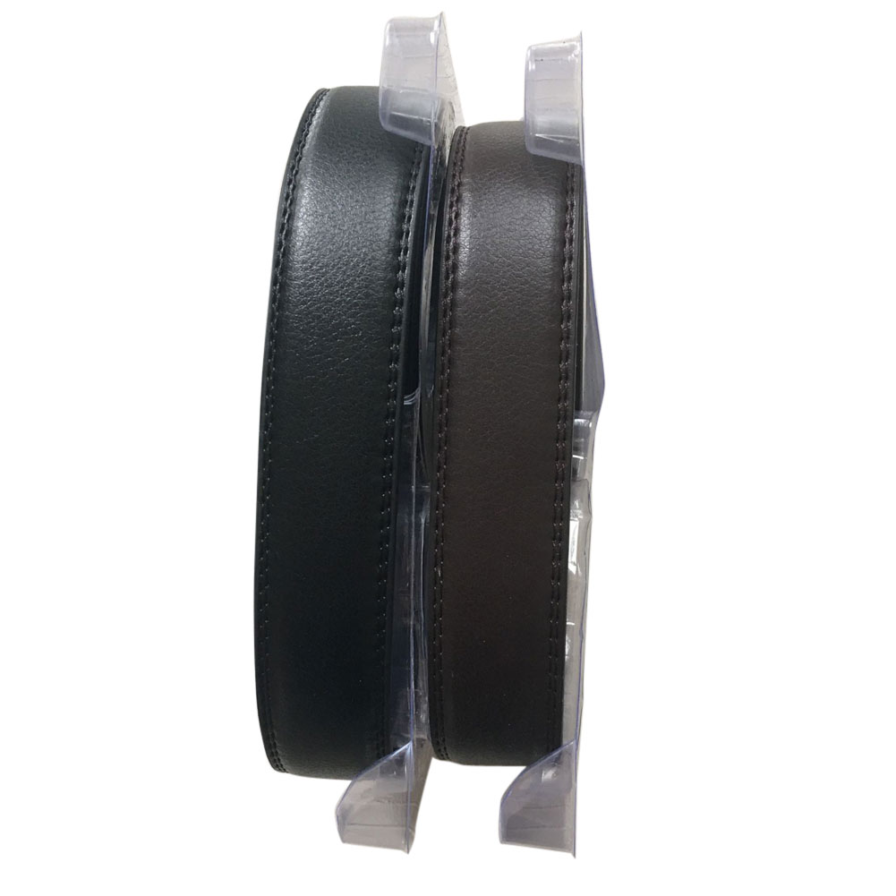 Men Fashion PU Leather Auto Lock Comfort Click Belt W/Steel Buckle New