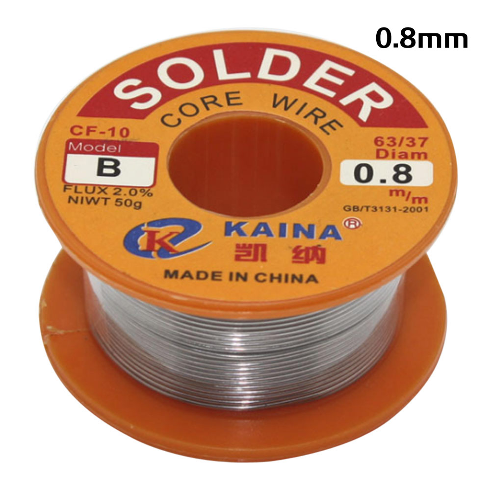 FJ EG_ 0.5-1mm Rosin Core Solder 63/37 Tin Lead Line Welding Iron Wire Reel Sup 