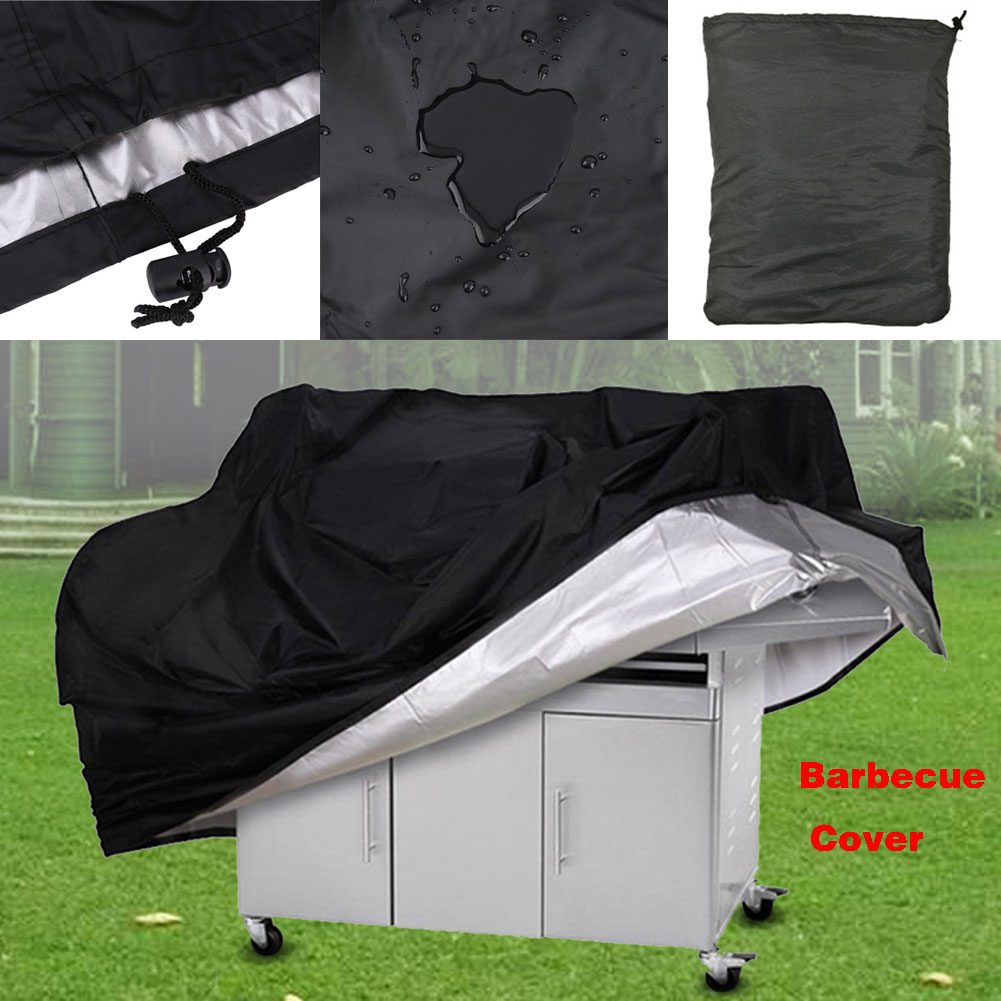 BBQ Grill Cover Waterproof Dustdproof UV Gas Barbecue Garden Protector Outdoor 