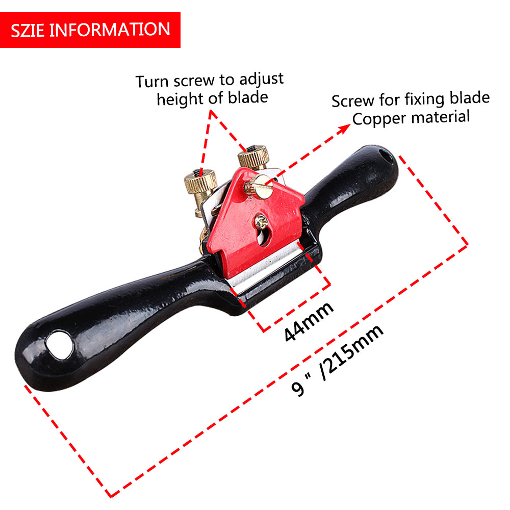 Details about   Mini Trimming Device Spokeshave With Screw Metal Adjustable Woodwork Planer Tool 
