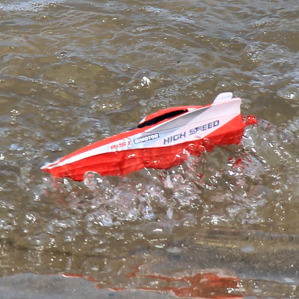 2.4G Kids Children Water Toy 4CH Waterproof Remote Control RC Racing Boat #ur